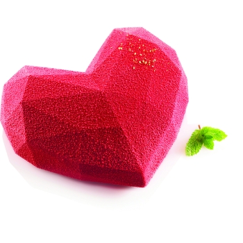 MOULE SILIKOMART PROFESSIONNEL COEUR ORIGAMI